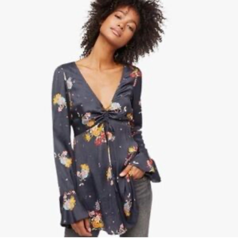 Free People Midnight Mini Shift Dress / Tunic - size S